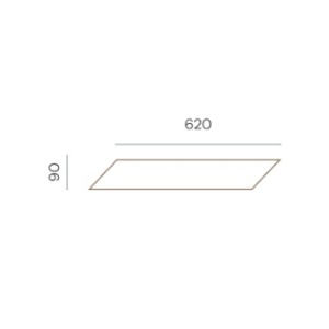 Parchet dublustratificat Chevron 45° Natural Oak, Prime, producție Italia, 11x90x620mm 1.116mp/cut Milano Parquet - Img 3