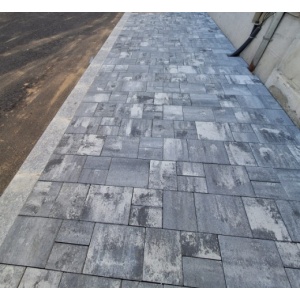 Pavaj Beton City Trio Combi 6cm grafit nuantat Elpreco - Img 3