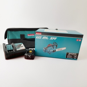 Set Fierastrau cu lant LXT 18V, 25cm cu incarcator si acumulator DUC254Z Makita - Img 1