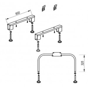 Suport 1001 B pentru cazile Kolpasan 876500
