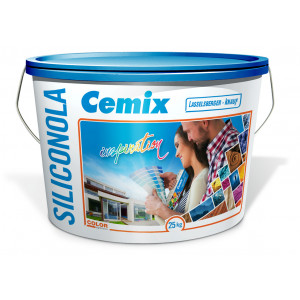 Tencuială decorativă siliconică aspect scoarţă de copac 2mm 25kg/gal Cemix SILICONOLA R2