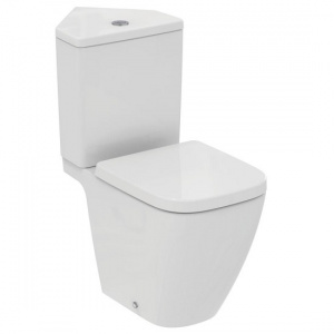 Vas WC I.Life S Compact Rimless, 60,5 x 36,5 x 40 cm, alb lucios, T459601, Ideal Standard - Img 5