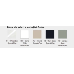 Vas WC suspendat Antao CeramicPlus, 56 x 37 x 35,5 cm, verde, Villeroy&Boch - Img 2
