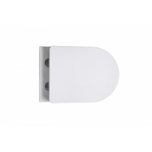 Vas WC suspendat Rimless cu capac Soft Close, alb, Eternity, Anahita - Img 4