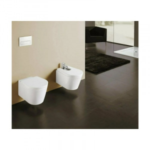 Wc suspendat rimless cu capac softclose, alb Glam08272+51672 Gala - Img 2