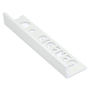 Bagheta dreapta alb pentru muchii din eloxalum ESA 01 2.5ML/BUC