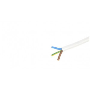 Cablu electric MYYM,HO5VV-F, 3X4mm² alb la metru