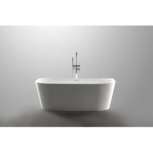 Cada freestanding semi-ovala, acril, alba, 170 x 80 x 58 cm, Beauty, Eweca - Img 2