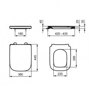 Capac WC I.LIFE B soft-close T468301 - Img 4