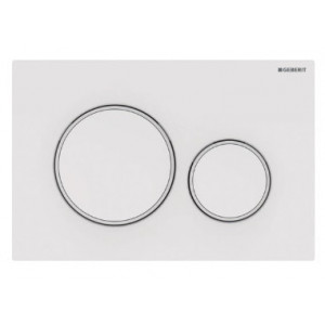 Clapeta actionare SIGMA 20 alb-alb mat 115.882.11.1 - Img 1