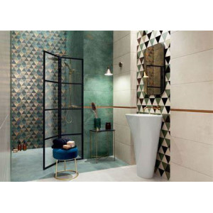 Faianta MARGOT GREEN, baie/bucatarie, interior, verde mat, 30.8x60.8cm  - Img 2