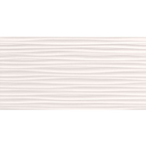 Faianta PERLINA WHITE STR, baie/bucatarie, interior, alb lucios 30.8x60.8cm
