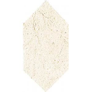 Faianta VENTURA IVORY FORM, baie/bucatarie, interior, crem, tip hexagon 14.8x22.5cm
