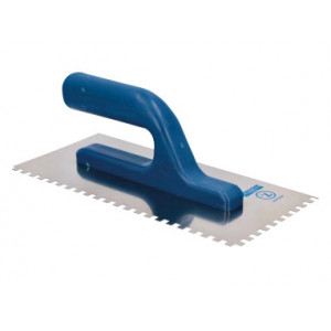Gletiera cu maner din plastic cu dinti 6 x 6 mm