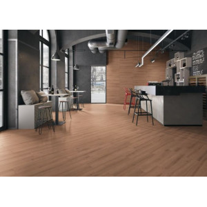 Gresie BREATH COGNAC D513 tip lemn, portelanata, rectificata, interior 22.5x90cm - Img 2