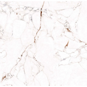Gresie MARQUINA WHITE 6215, tip marmura, portelanata, lucioasa, interior, alba 45x45cm Kai