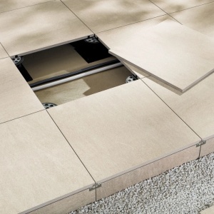 Gresie QUARZIT bej portelanata , recificata, exterior 60x60x2cm, 6461-0191 Cesarom - Img 5