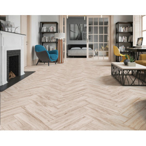 Gresie YORK BEIGE tip lemn, portelanata, rectificata, interior-exterior 17.5x60cm Cerrad - Img 2