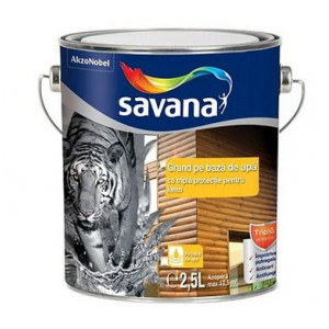 Grund pe baza de apa pentru lemn cu tripla protecţie incolor Savana 2.5l