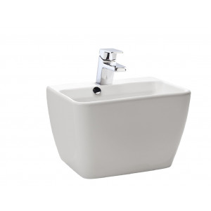 Lavoar baie pe blat Emma, patrat alb din ceramica 48X37,5cm 2707501 Gala - Img 2