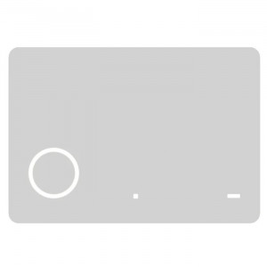 Oglinda baie cu iluminare LED si lupa touch, Savini Due SPR206, 100 x 70 cm - Img 3