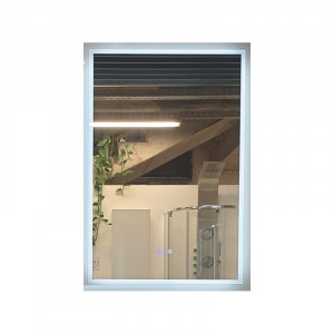 Oglinda Morris-ALU cu rama de aluminiu si iluminare LED
