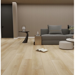 Pardoseala tip parchet SPC stejar crem ENNIKA AMBER GLOW, 6.5 mm, 33, 1.7861 mp/pac - Img 1