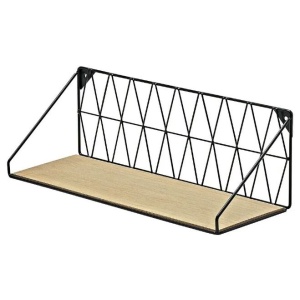 Raft de perete negru Diamond Dolle