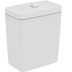 Rezervor WC Cube, alimentare de jos, Dual Flush, alb E797001