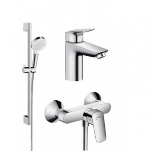 Set baterii dus LOGIS 100 HAN7110-7160-2653240 Hnasgrohe - Img 1