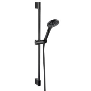 Set dus negru mat Inula cu bara culisanta,furtun si para cu 3 functii FD3-104-22 FDESIGN