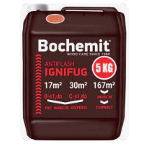 Solutie ignifugare si protectie lemn Bochemit Antiflash 5kg maro