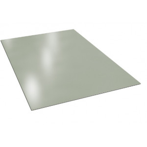 Tabla plana din otel, zincata, alb RAL 9002 lucios 0.45mm