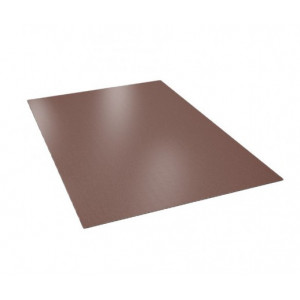 Tabla plana din otel, zincata, maro RAL 8017 mat 0.4mm
