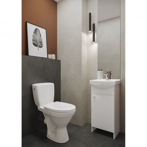 Vas WC cu rezervor și capac, 67,5 x 36 x 77 cm, alb, Cersania 010 K11-2337, Cersanit