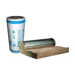 Vata minerala de sticla Classic 044 Alu Knauf Insulation 100mm 9.6mp/rola
