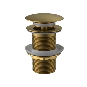 Ventil click-clack Slimmer Himark, brushed gold, fara preaplin