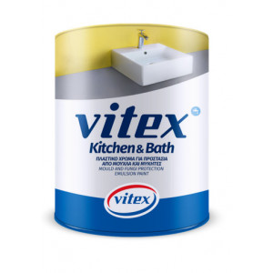 Vopsea lavabila alba Baie si Bucatarie pentru protectia impotriva mucegaiului 9L Vitex