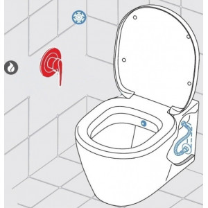 WC suspendat cu functie de bideu Connect E772101 - Img 4