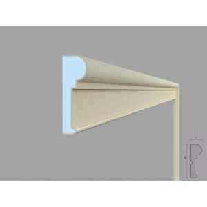 Ancadrament fereastra FP113 dimensiuni 120x40x2000mm - Img 4