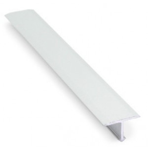 Bagheta despartitoare T din aluminiu eloxat EDA147.81 lungime 2.5m - Img 1