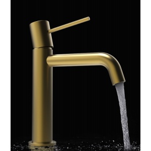 Baterie lavoar Slimmer Himark, brushed gold, Cold Start – M Size - Img 2