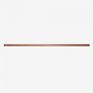Brau STEEL COPPER 3 2.3x89.8cm, interior, baie-bucatarie,rectificat, cupru lucios, Tubadzin