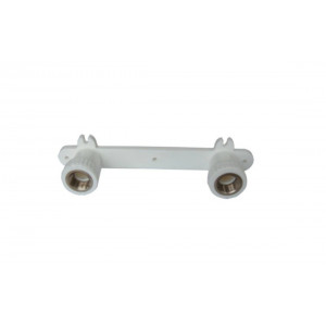Cot dublu PPR prindere perete DN 20mm x 1/2" filet interior