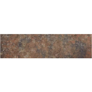 Faianta elevatie ARTEON ROSSO interior/exterior, gri mat, tip caramida 6.6X24.5cm