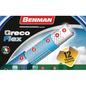 Furtun de gradina 1/2" de 50 ml Grecoflex 77162 Benman - Img 2