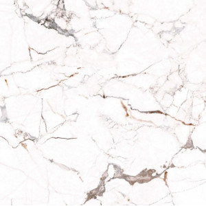 Gresie MARQUINA WHITE 6215, tip marmura, portelanata, lucioasa, interior, alba 45x45cm Kai - Img 2