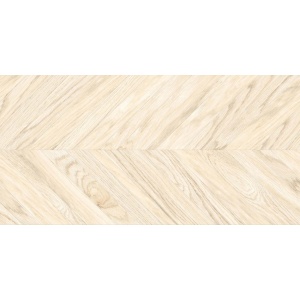 Gresie Tillia Chevron natural 3635, tip lemn, portelanat, rectificat, interior - exterior, maro deschis 60x120cm KAI - Img 2