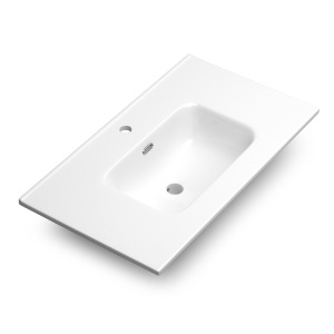 Lavoar incastrat ONIX NEW alb din ceramica 80x46cm Coycama