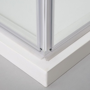 Paravan de cada pivotant Recall profil crom 80x140 sticla 6mm Anahita - Img 4